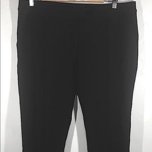 Betabrand Black Ankle Pants Size 10